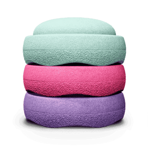 Stapelstein Fresh 3er-Set in Mint, Pink und Violett
