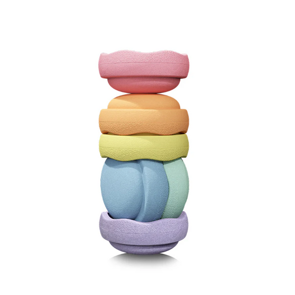 Stapelstein Rainbow Pastel Balancespielzeug für Kinder