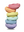 Stapelstein Rainbow Pastel 6er-Set, aufgetürmt