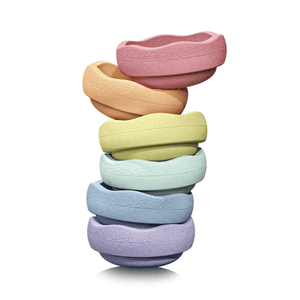 Stapelstein Rainbow Pastel, geeignet für drinnen und draussen