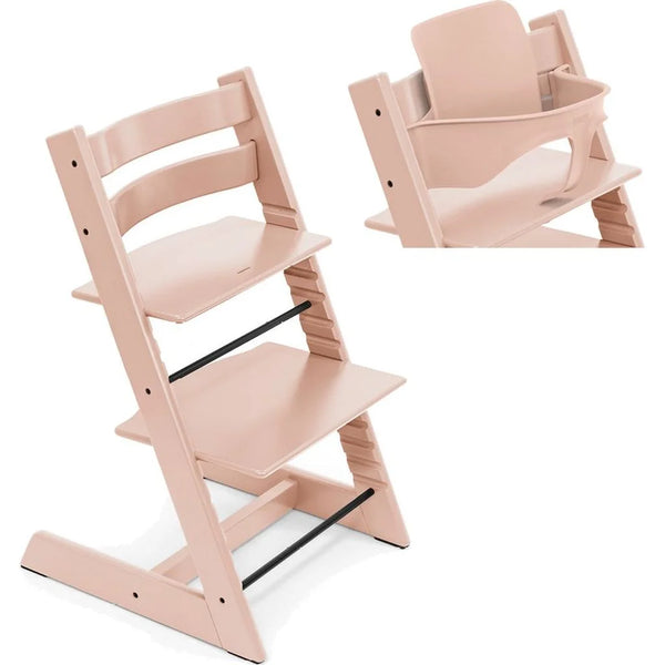 Stokke Tripp Trapp® Hochstuhl inkl. Baby Set Serene Pink | | Beluga Kids