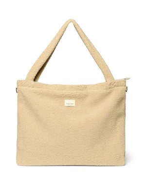 Studio Noos Ecru Teddy Wickeltasche 2.0 – Vorderansicht