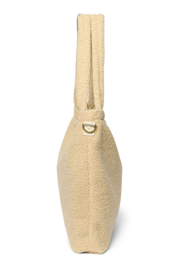Studio Noos Wickeltasche 2.0 in Ecru Teddy, 58 × 42 cm