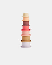 Stapelturm Becher Tawa Kirschrot/Beige