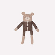 Knitted toy Teddy Mocha Romper
