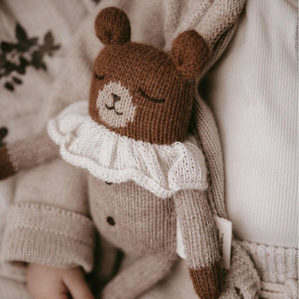 Knitted Toy Teddy Oat Pajamas