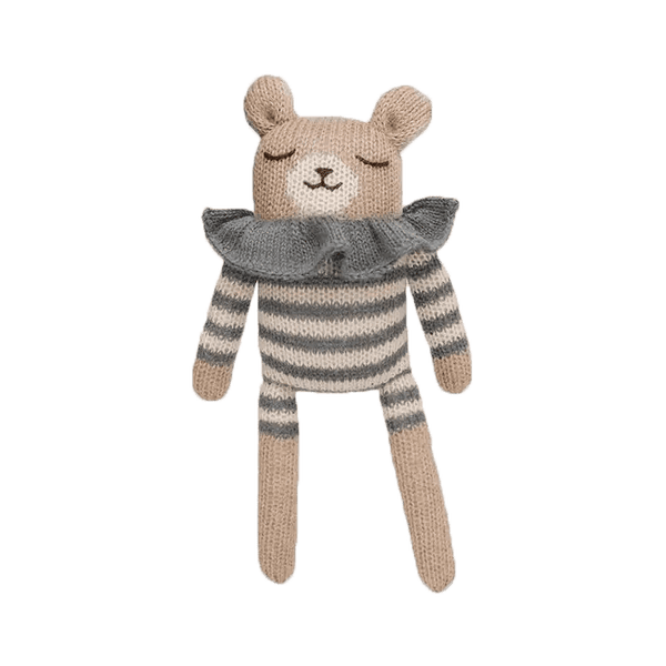 Strickspielzeug Teddy Slate Striped Romper