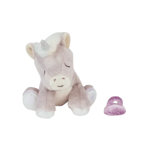 Olli Ella Einhorn Binky Baby Glitter, schillerndes Horn im Detail