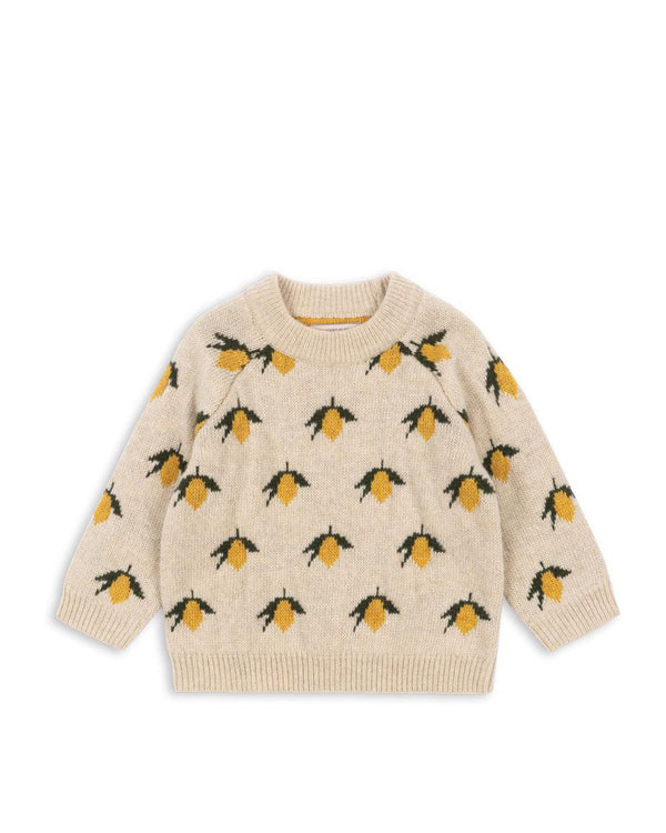 Belou Strickpullover Lemon