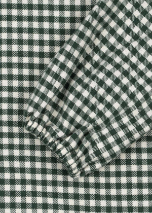Lockerer Schnitt des Fort Kleids Green Check