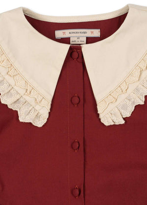 Bindebänder im Rücken des Coeur Collar Kleids