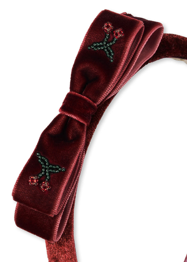 Juliette Bow Haarreif Rio Red