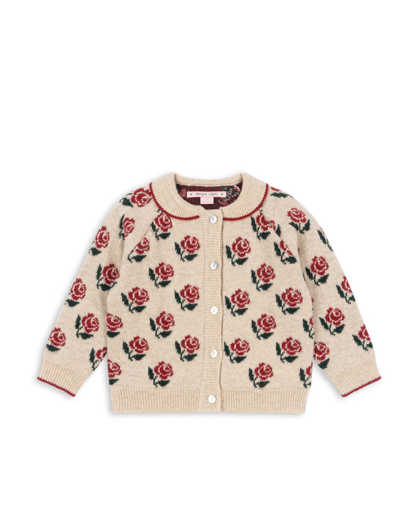 Belou Strick-Cardigan Rose