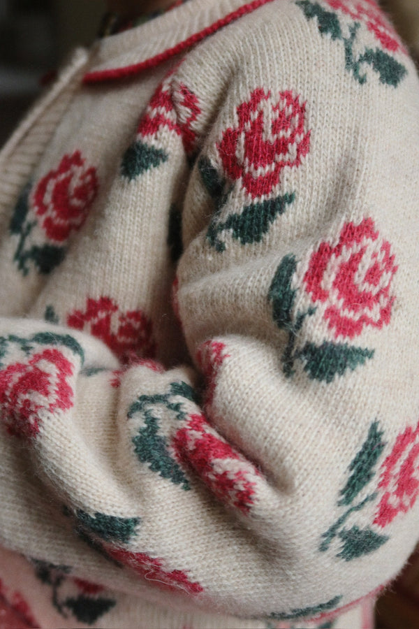 Belou Strick-Cardigan Rose