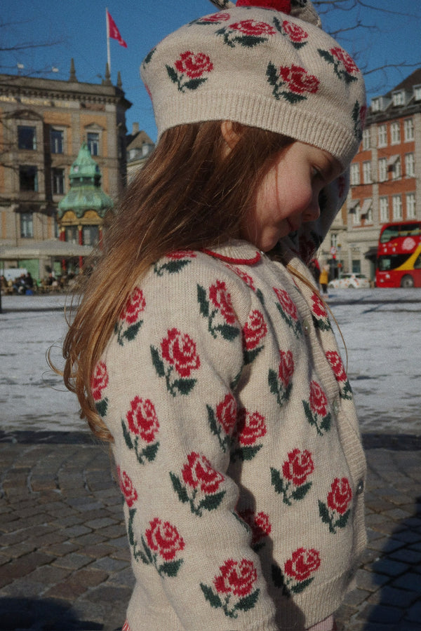 Belou Strick-Cardigan Rose