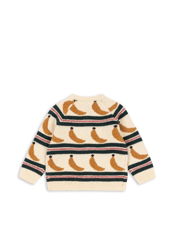 Billi Strick-Cardigan Banana