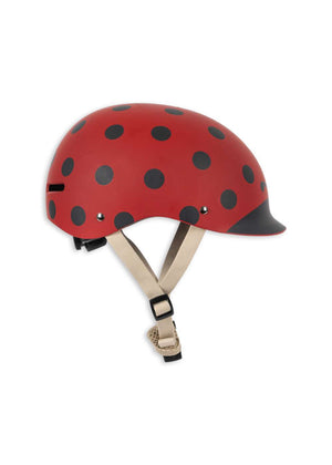Fahrradhelm Ladybug von Konges Sløjd mit Belüftungslöchern