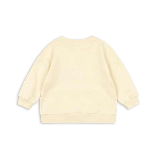 Lou Pailetten-Sweatshirt Sea Mist