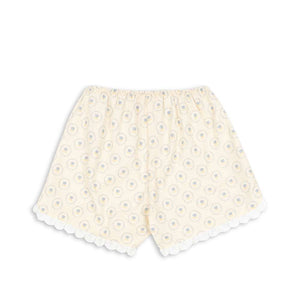 Konges Sløjd Coeur Shorts Ciel Mirage zartblau – Nahaufnahme