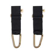 Sangles de poussette noires