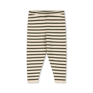 Konges Sløjd Leggings Buma Stripe Verti aus gerippter Bio-Baumwolle