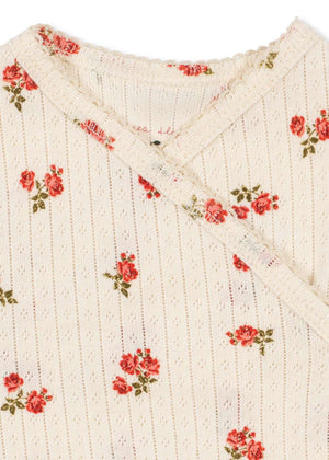 Neugeborenen-Wickelbody Minnie Rosa Rouge