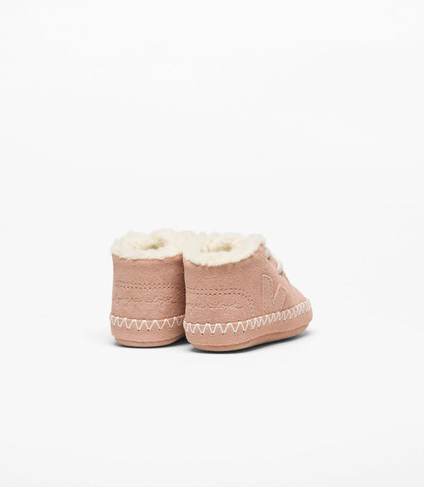 Veja x Konges Sløjd Baby Sneakers Blush, Rückansicht