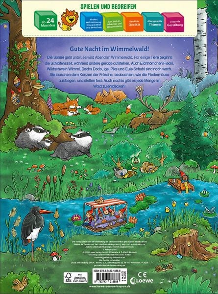 Welcome to the Wimmelwald forest - Good night!