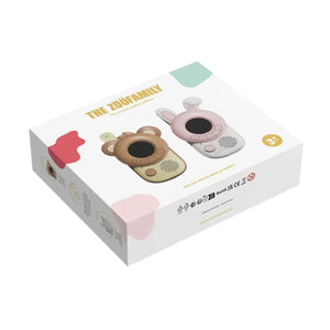 Walkie-Talkie Set Kaninchen & Bär von The Zoo Family, je 11,5 × 6 × 4 cm