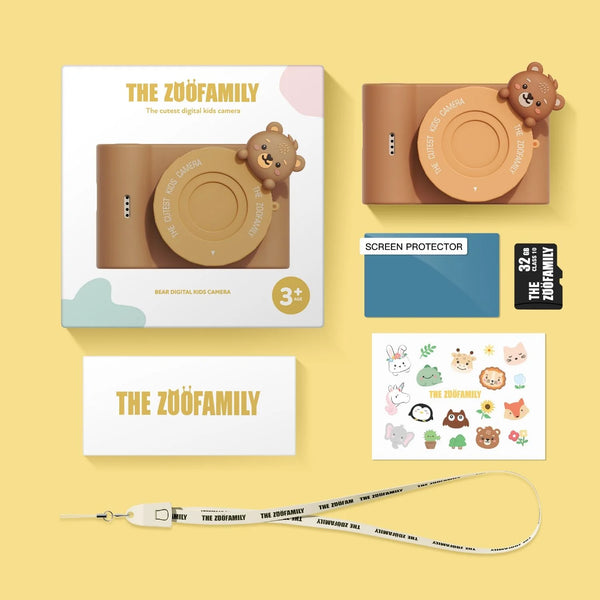 Caméra pour enfants C5 Ours du zoo urbain