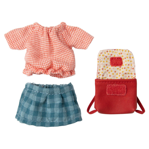 Tricycle souris Big Sister avec sac rouge