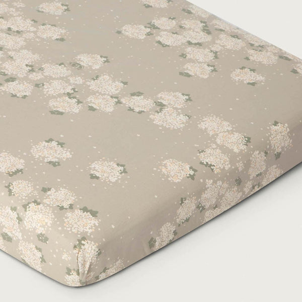 Percale fitted sheet 70x140cm Dogwood