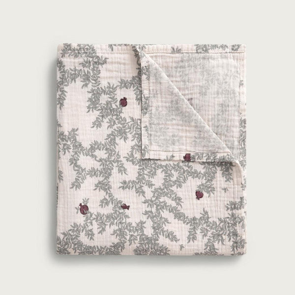 Musselin-Swaddle Pomegranate