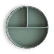 Stay-put silicone plate Powder Blue