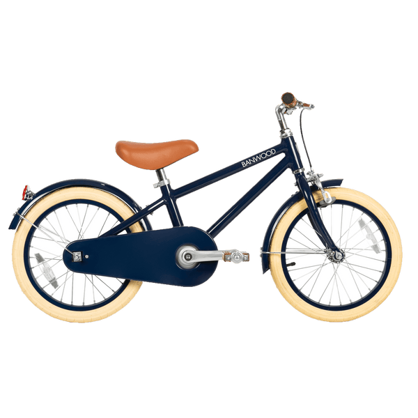 Banwood Kinderfahrrad Classic Navy 16″ – mit Korb – Beluga Kids