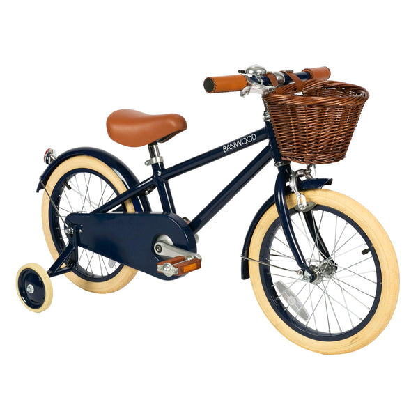 Banwood Kinderfahrrad Classic Navy 16″ – mit Korb – Beluga Kids