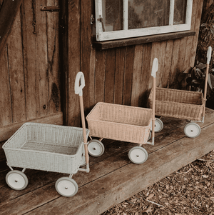 Zugseil am Rattan Wonder Wagon von Olli Ella