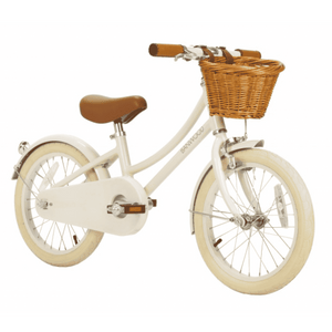 Seitenständer am Banwood Classic Kinderfahrrad in Creme