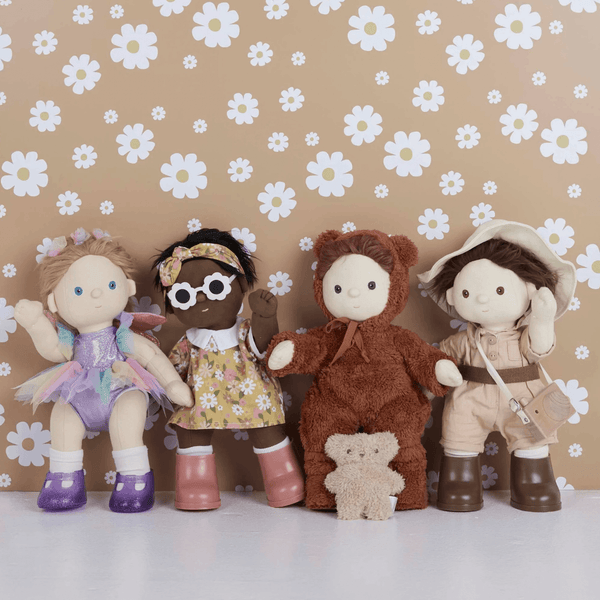 Olli Ella Dinkum Doll Kleiderset Teddy | Zubehör für Puppen & Puppentheater | Beluga Kids