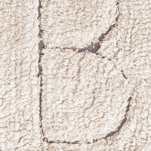 Lorena Canals RugCycled ABC – ungefärbte Baumwolle mit 5 cm Fransen