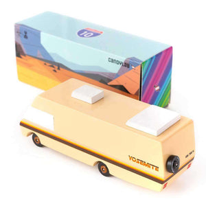 Candycar Yosemite RV aus massivem Buchenholz, Camper im Miniformat