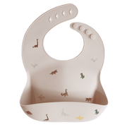 Bavoir Silicone Dinosaure