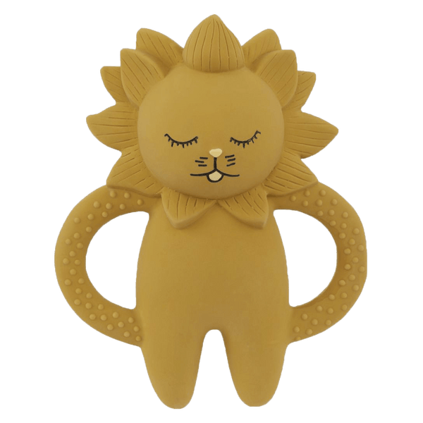 Teether natural rubber Lion