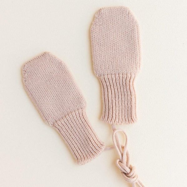 Baby Handschuhe Apricot
