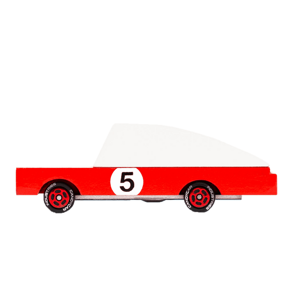 Candylab Toys Candycar Roter Racer #5 | Spielzeugauto | Beluga Kids