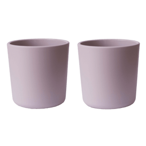 Mushie 2-er Set Trinkbecher Soft Lilac | Trinkbecher | Beluga Kids