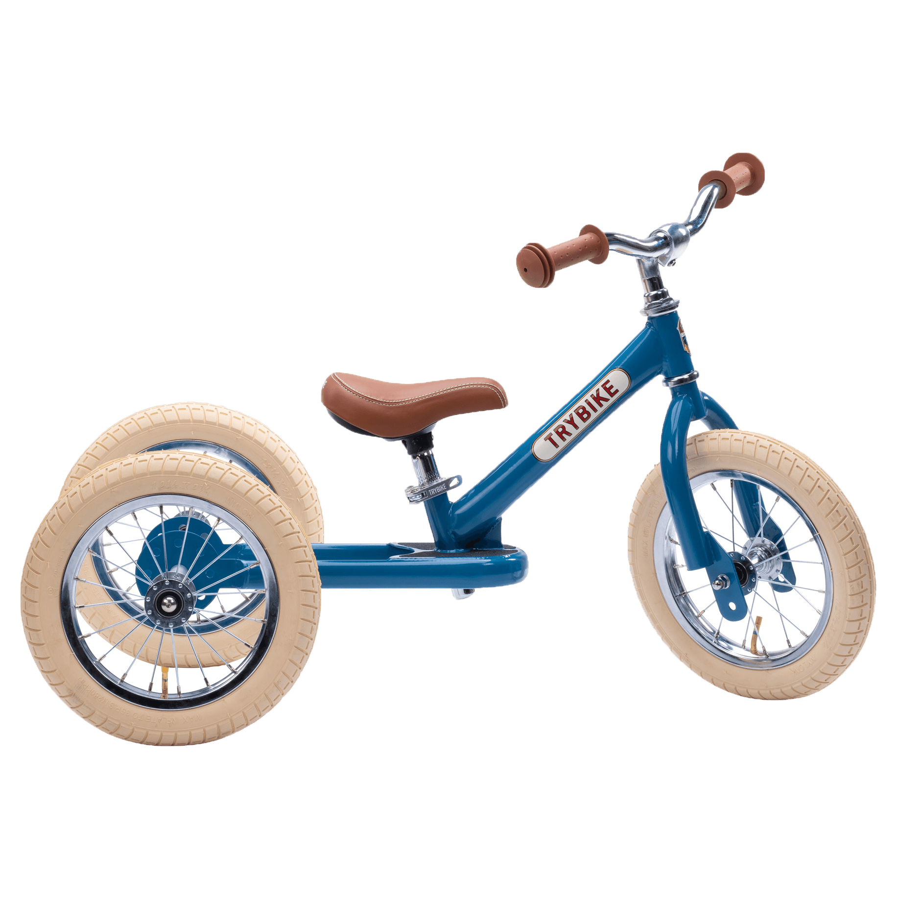 Trybike 2 in 1 tricycle balance bike Vintage Blue