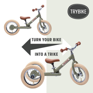 Trybike Trybike 2-in-1 Dreirad/Laufrad Vintage Red | Laufrad | Beluga Kids