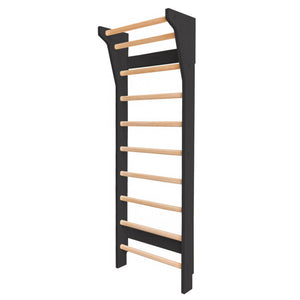 Fitwood TAIMI Mini Sprossenwand Schwarz mit Holz