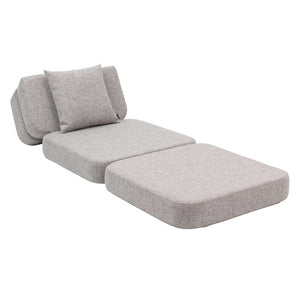 byKlipKlap 3 Fold Sofa Single Sand – Polyesterbezug, abwischbar und OEKO-TEX-geprüft